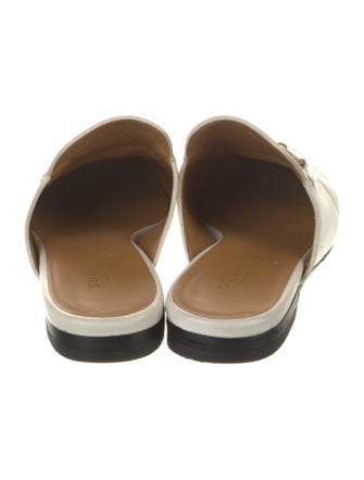 Gucci Horsebit Accent Leather Mules