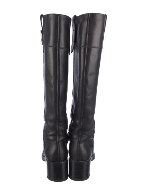Gucci Interlocking G Logo Leather Riding Boots