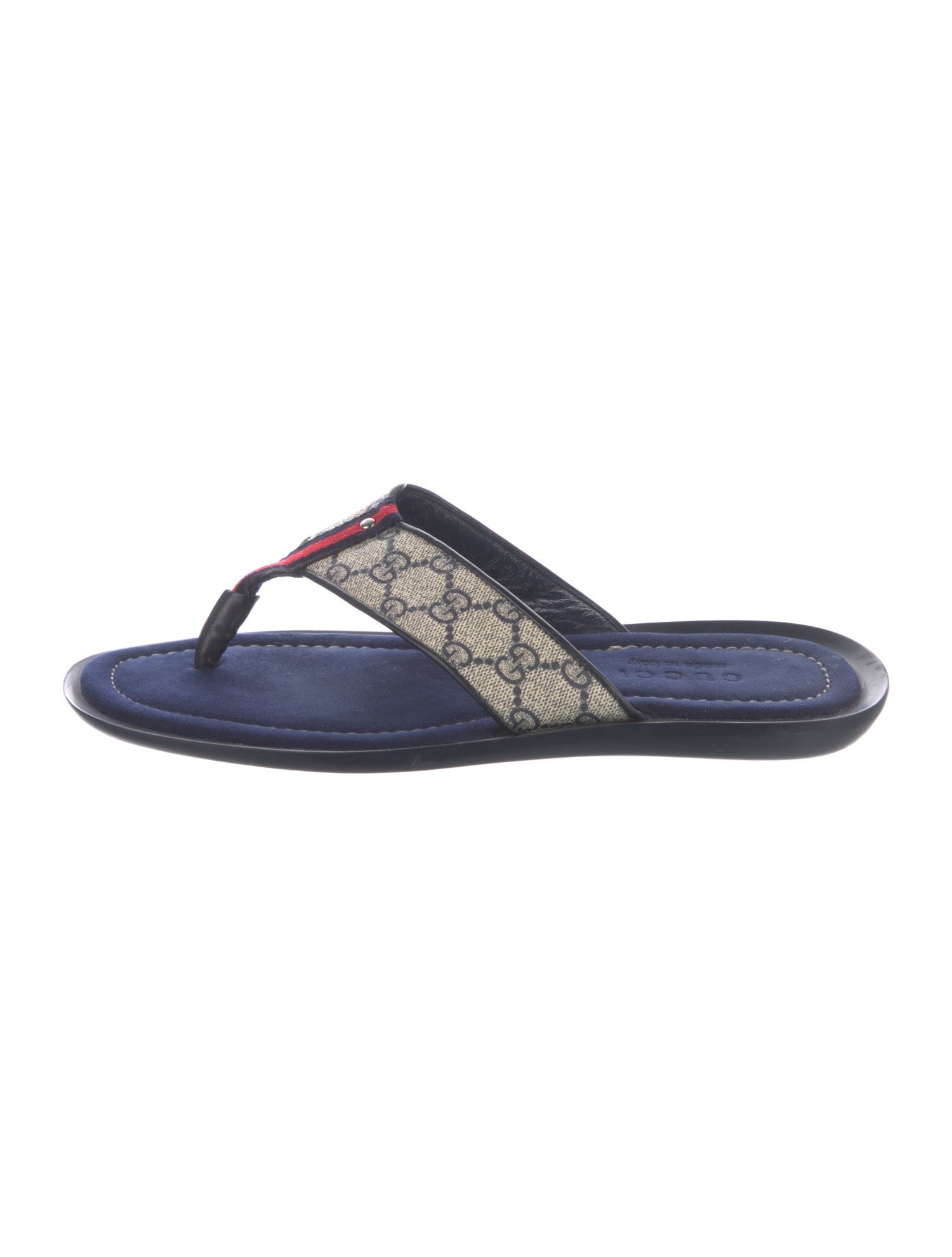 Gucci GG Supreme Flip Flops