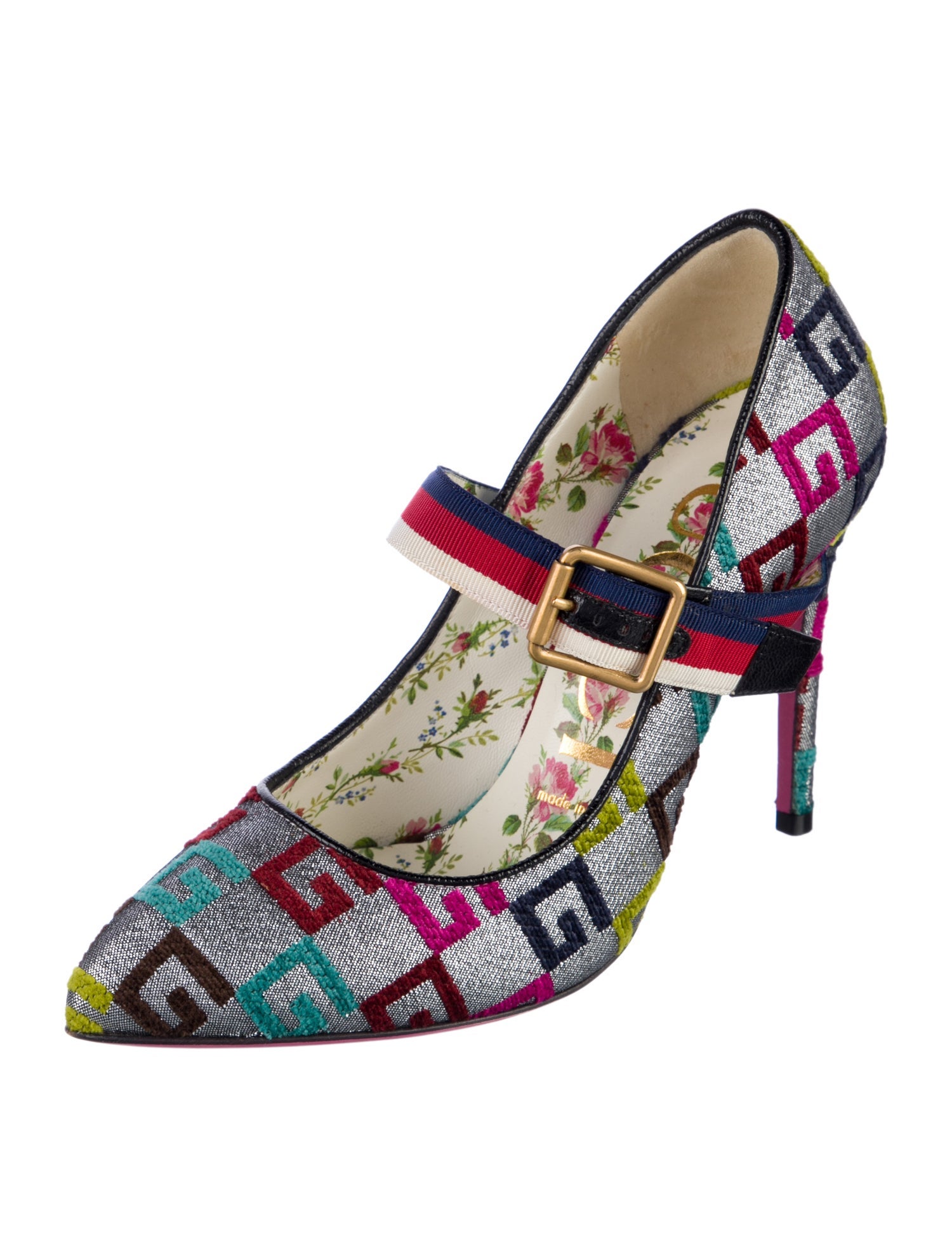 Gucci Gucci Sylvie Pumps Sylvie Web Accent Pumps