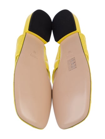 Gucci Double G Logo Leather Slides