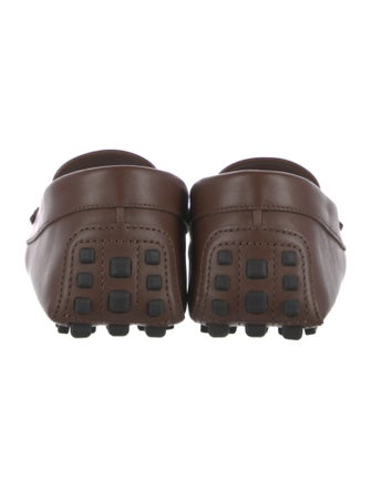 Gucci GG Canvas Leather Drivers