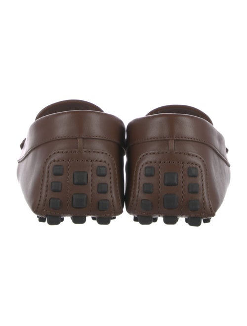 Gucci GG Canvas Leather Drivers