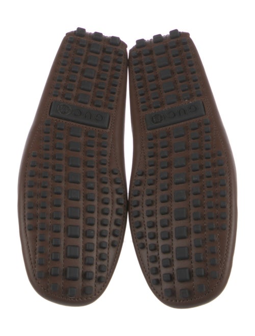 Gucci GG Canvas Leather Drivers