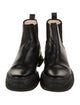 Gucci Leather Mesh Accents Chelsea Boots