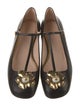Gucci Interlocking G Logo Leather Mary Jane Flats