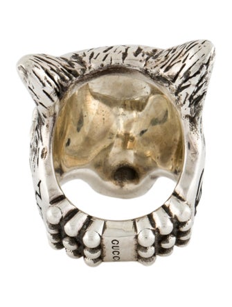 Gucci Anger Forest Wolf Head Ring