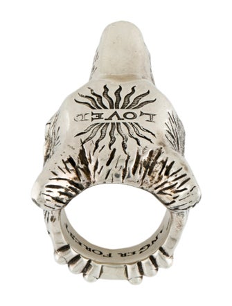 Gucci Anger Forest Wolf Head Ring
