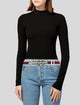 Gucci Web Accent Leather Trim Embellishment Belt