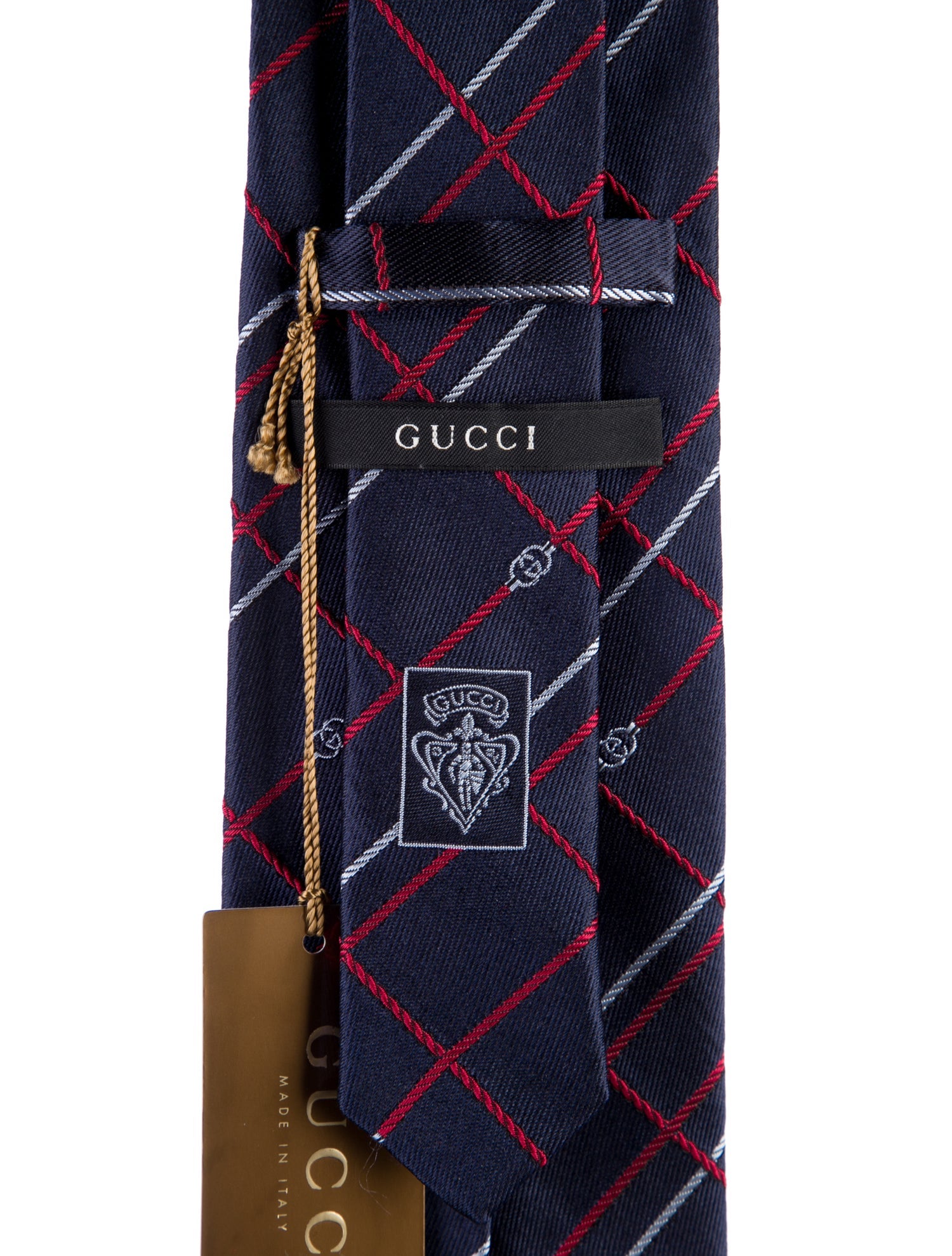 Gucci Gucci Printed Silk Tie w/Tags