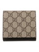 Gucci GG Canvas Compact Wallet