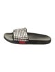 Gucci Rubber Crystal Embellishments Slides