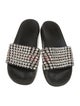 Gucci Rubber Crystal Embellishments Slides