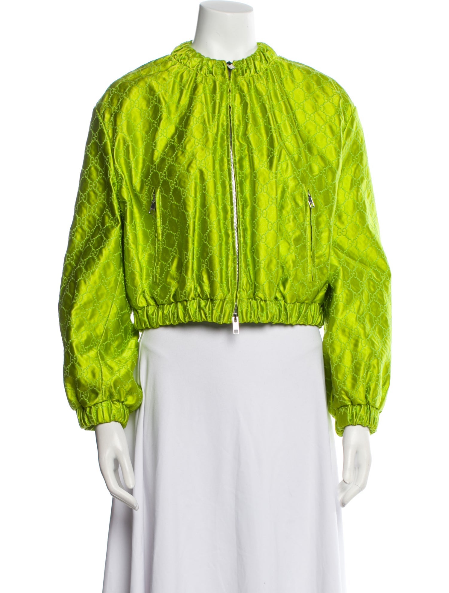 Gucci Silk Printed Jacket w/ Tags