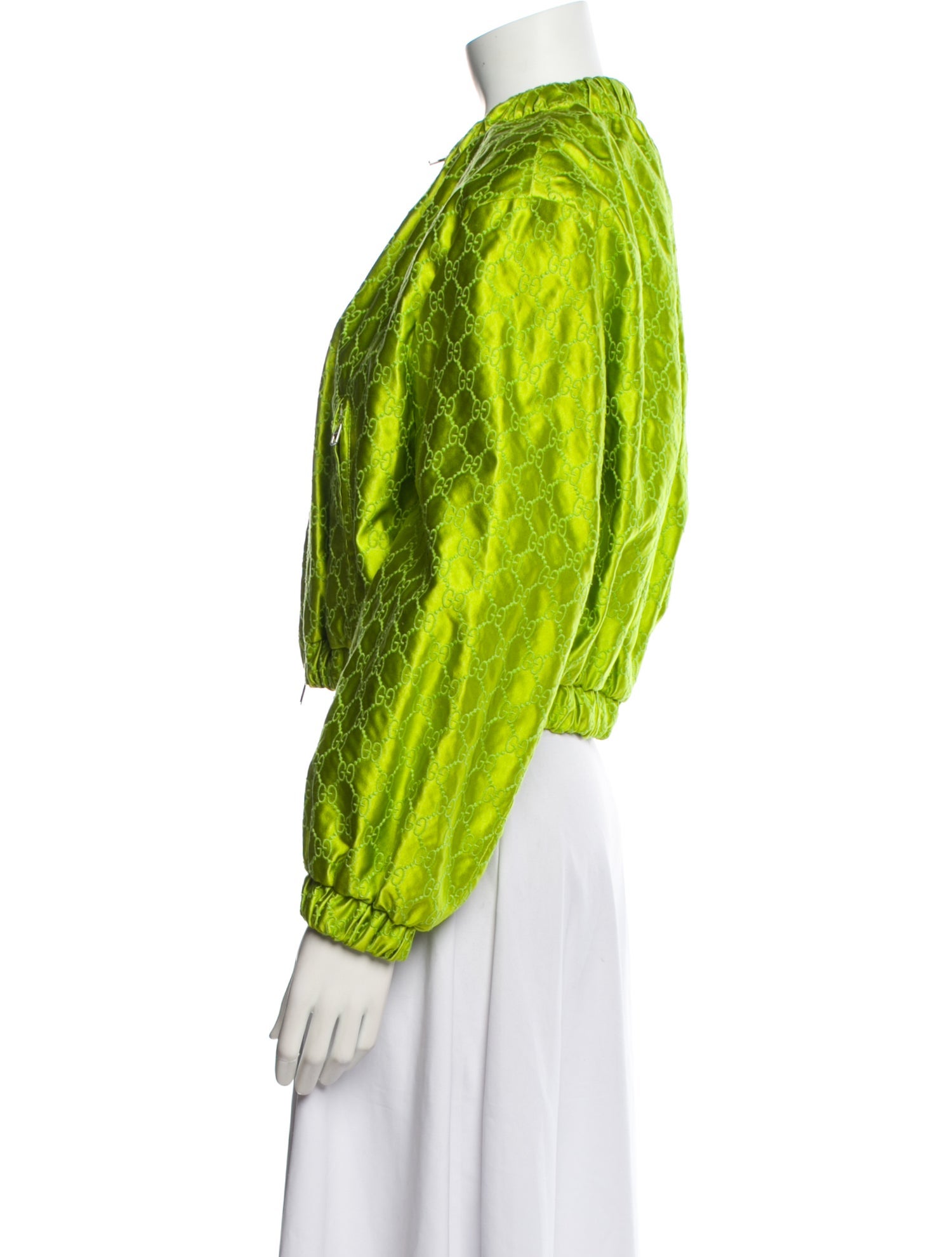 Gucci Silk Printed Jacket w/ Tags