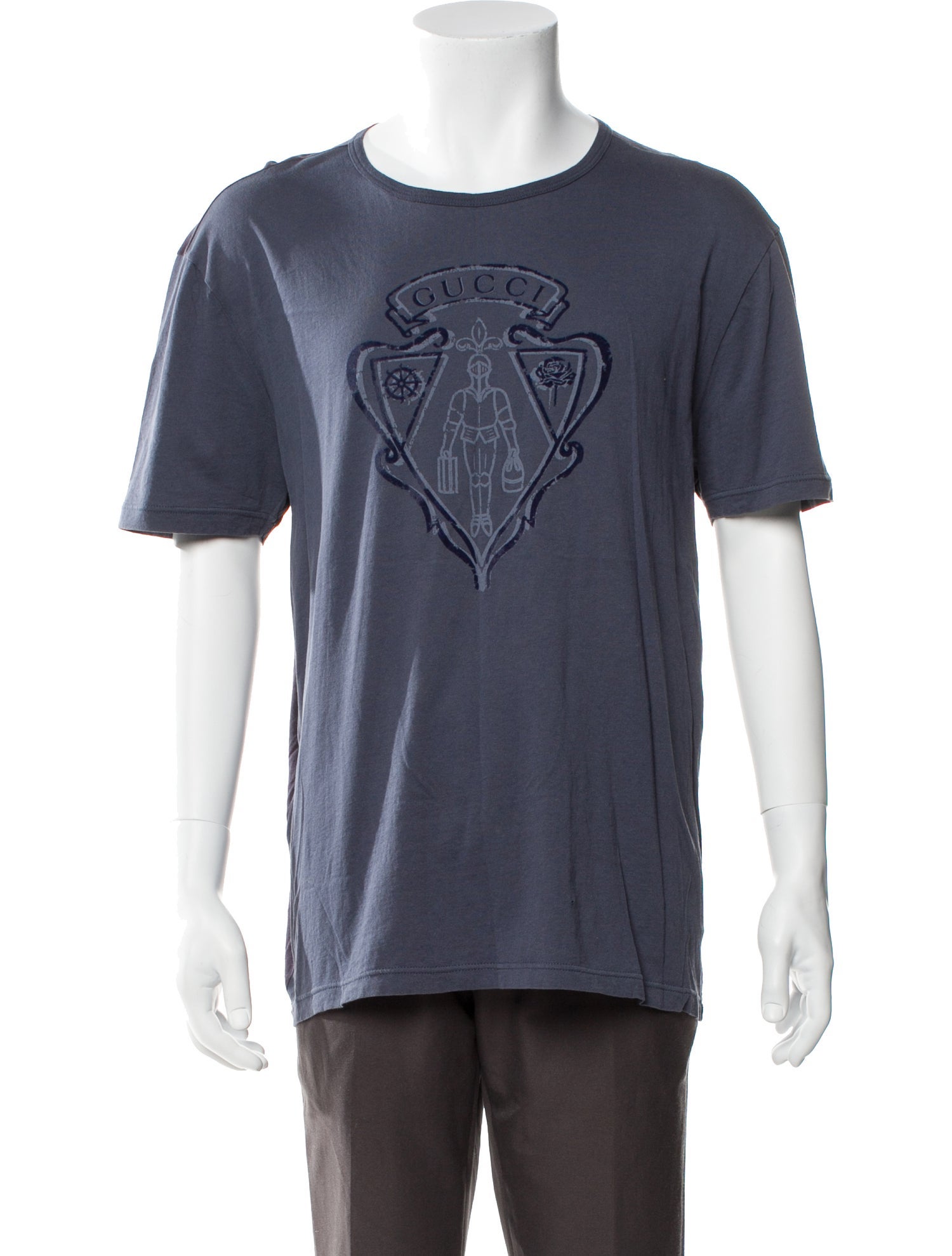 Gucci Graphic Print Scoop Neck T-Shirt