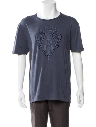 Gucci Graphic Print Scoop Neck T-Shirt
