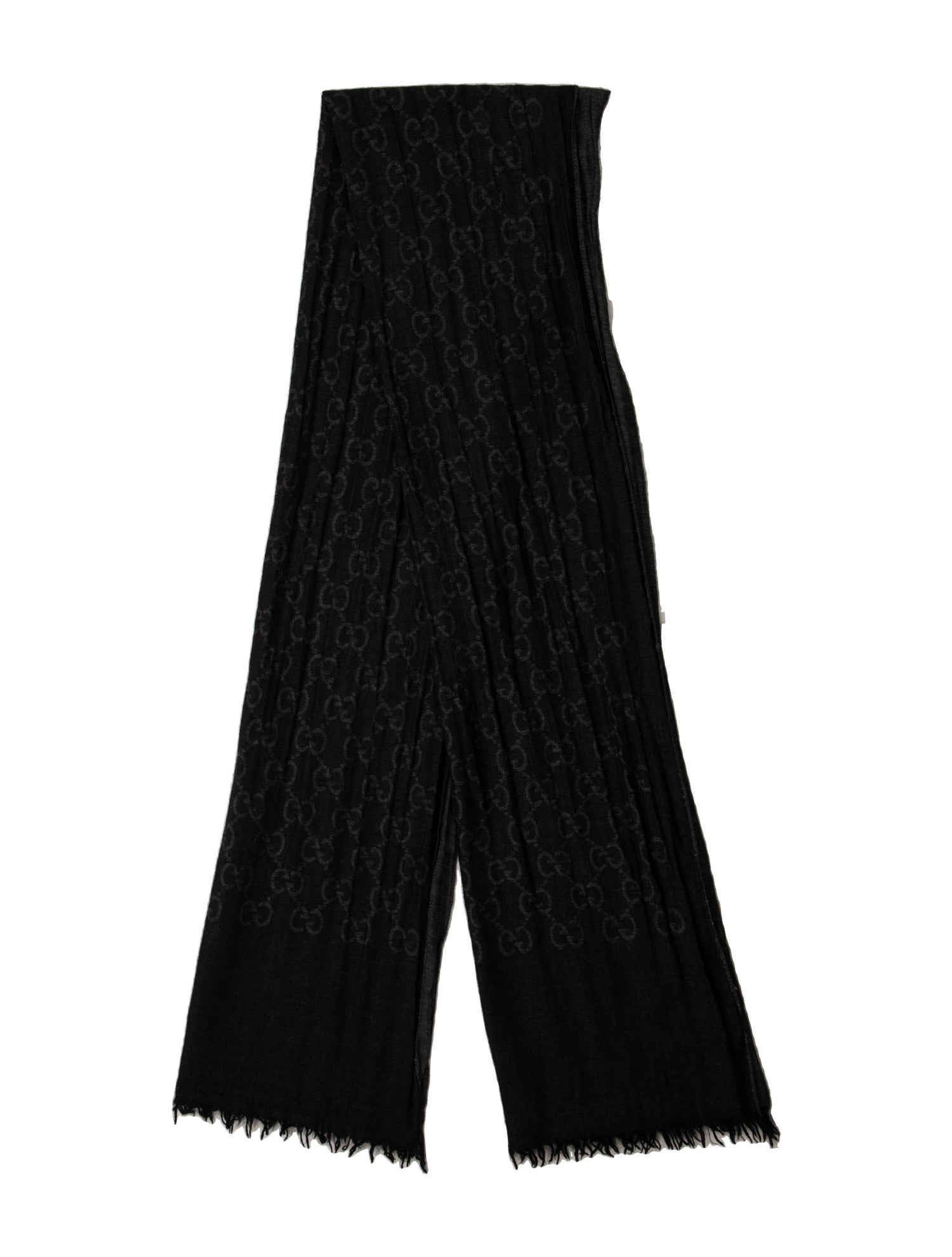 Gucci Silk GG Logo Scarf