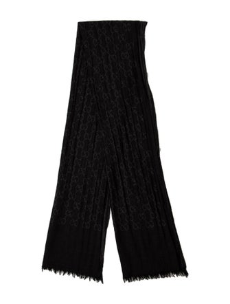 Gucci Silk GG Logo Scarf