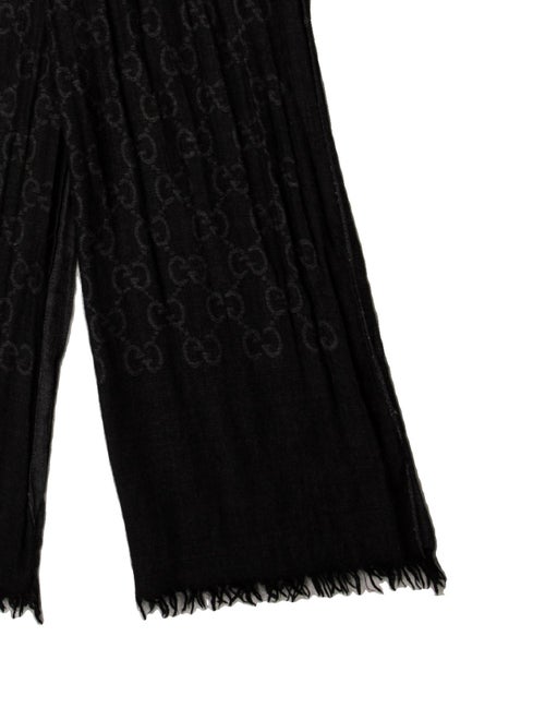 Gucci Silk GG Logo Scarf