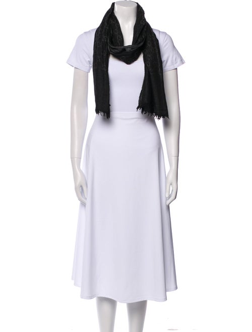 Gucci Silk GG Logo Scarf