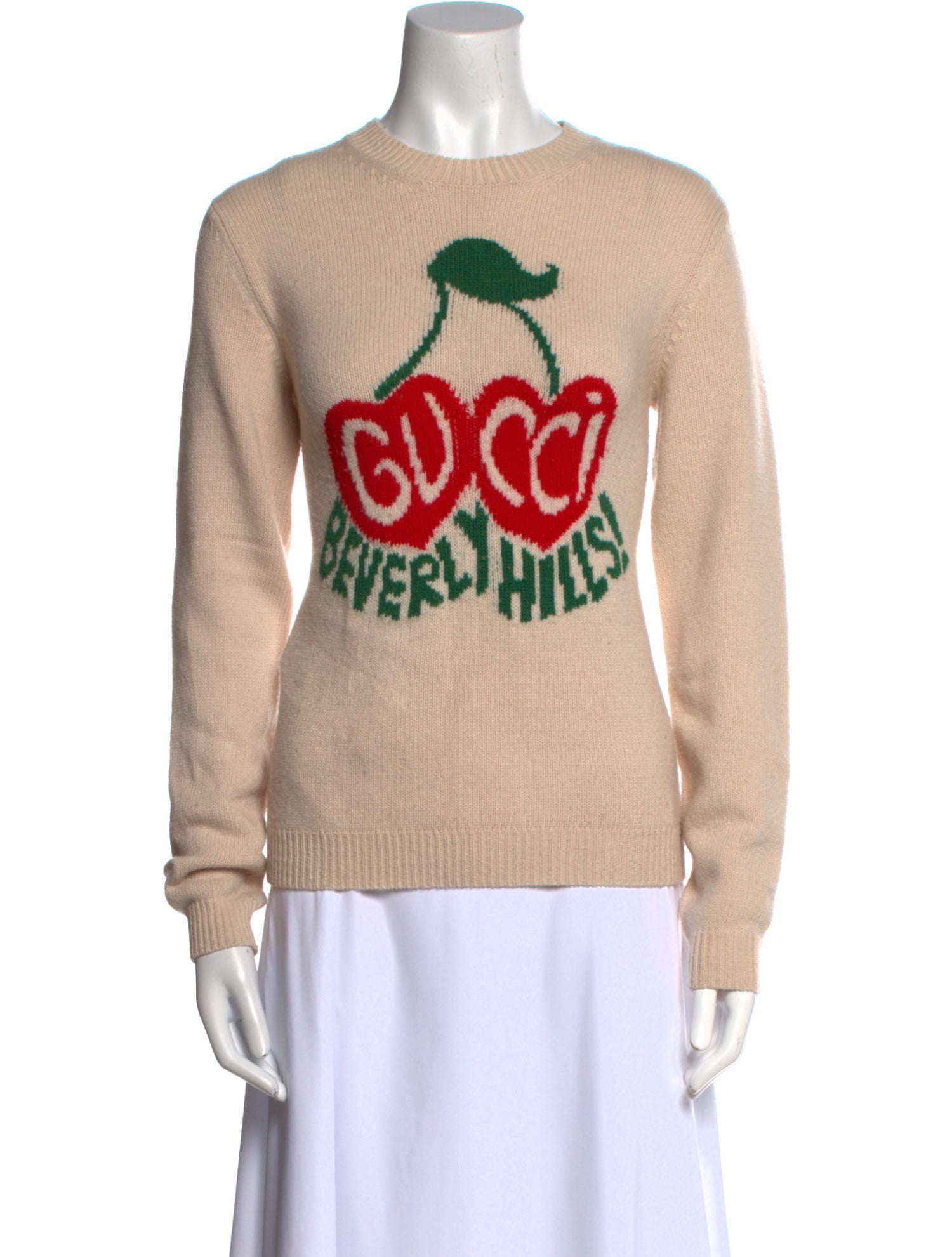 Gucci Beverly Hills Cherries Wool Sweater