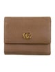 Gucci Double G Logo Leather Wallet