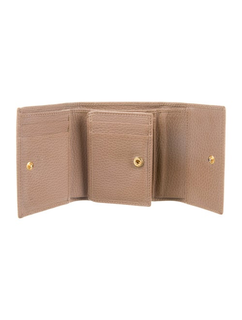 Gucci Double G Logo Leather Wallet
