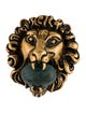 Gucci Glass Lion Head Brooch