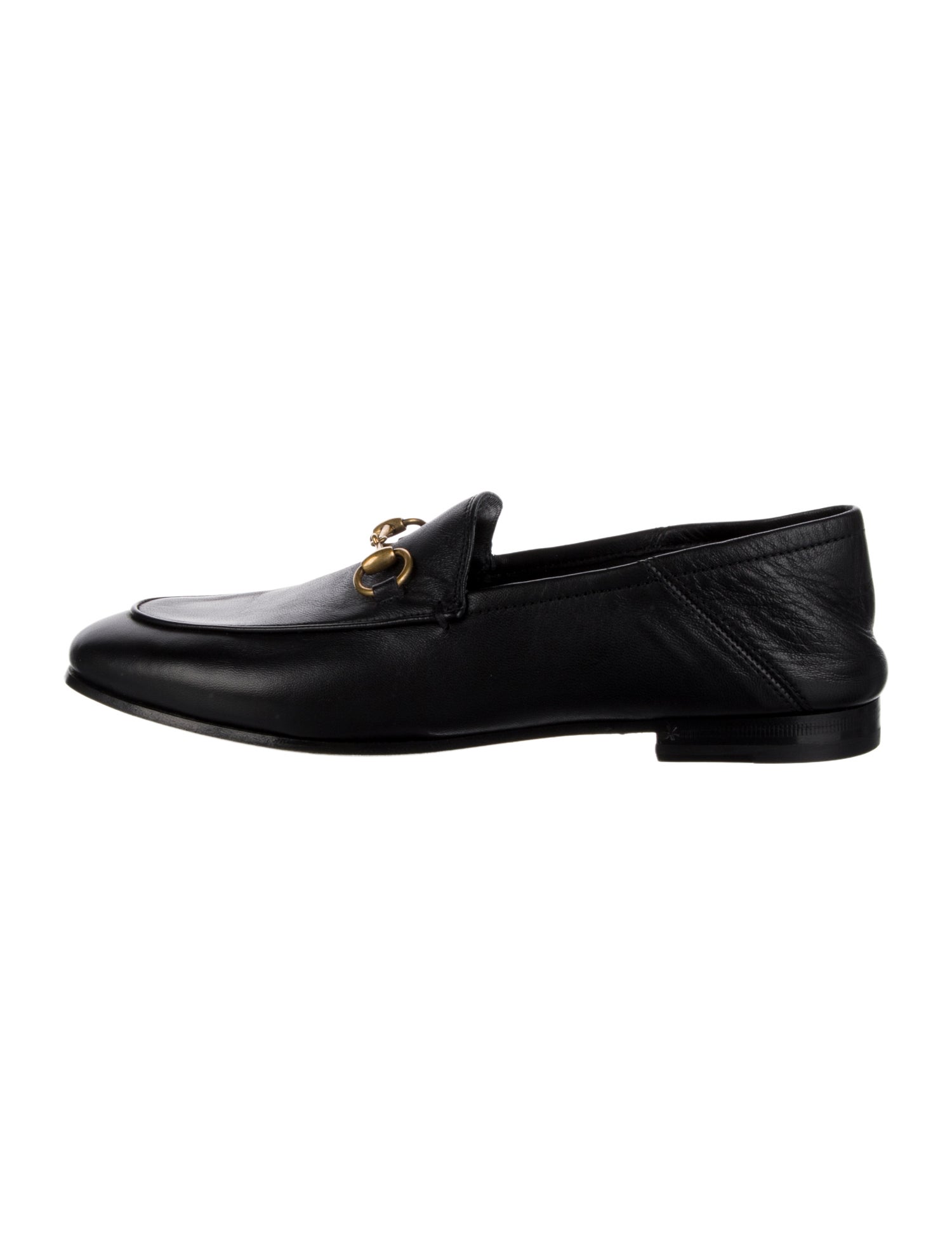 Gucci Horsebit Accent Leather Loafers