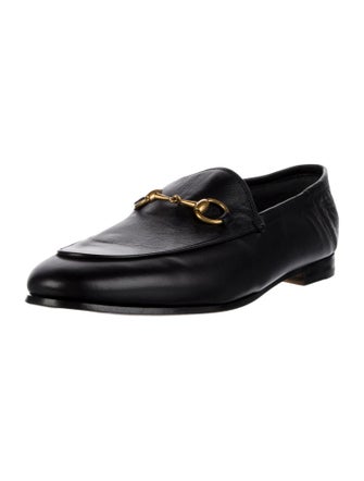 Gucci Horsebit Accent Leather Loafers