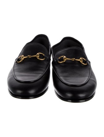 Gucci Horsebit Accent Leather Loafers