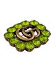 Gucci Crystal Double G Brooch