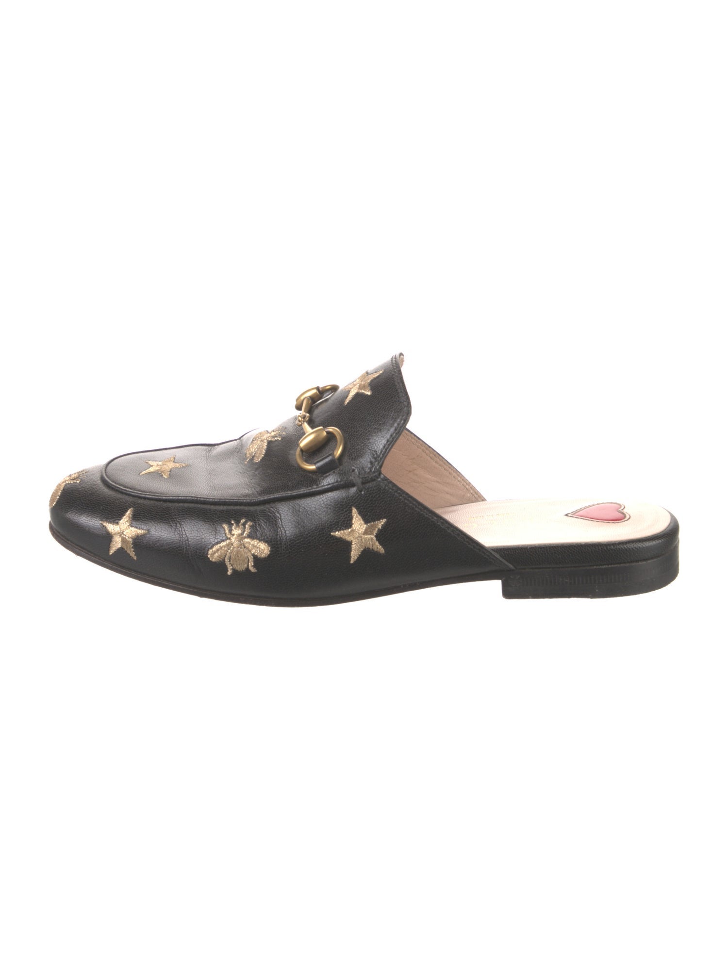 Gucci 1955 Horsebit Accent Leather Mules