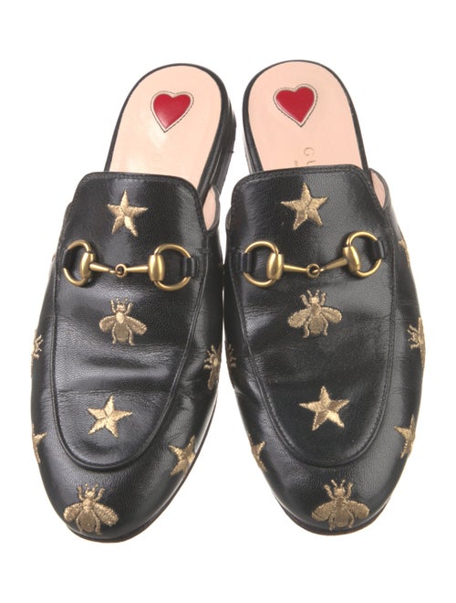 Gucci 1955 Horsebit Accent Leather Mules
