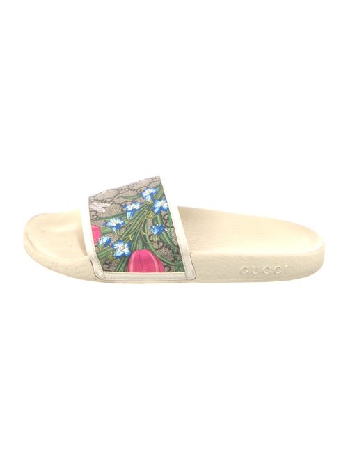 Gucci GG Canvas Rubber Slides