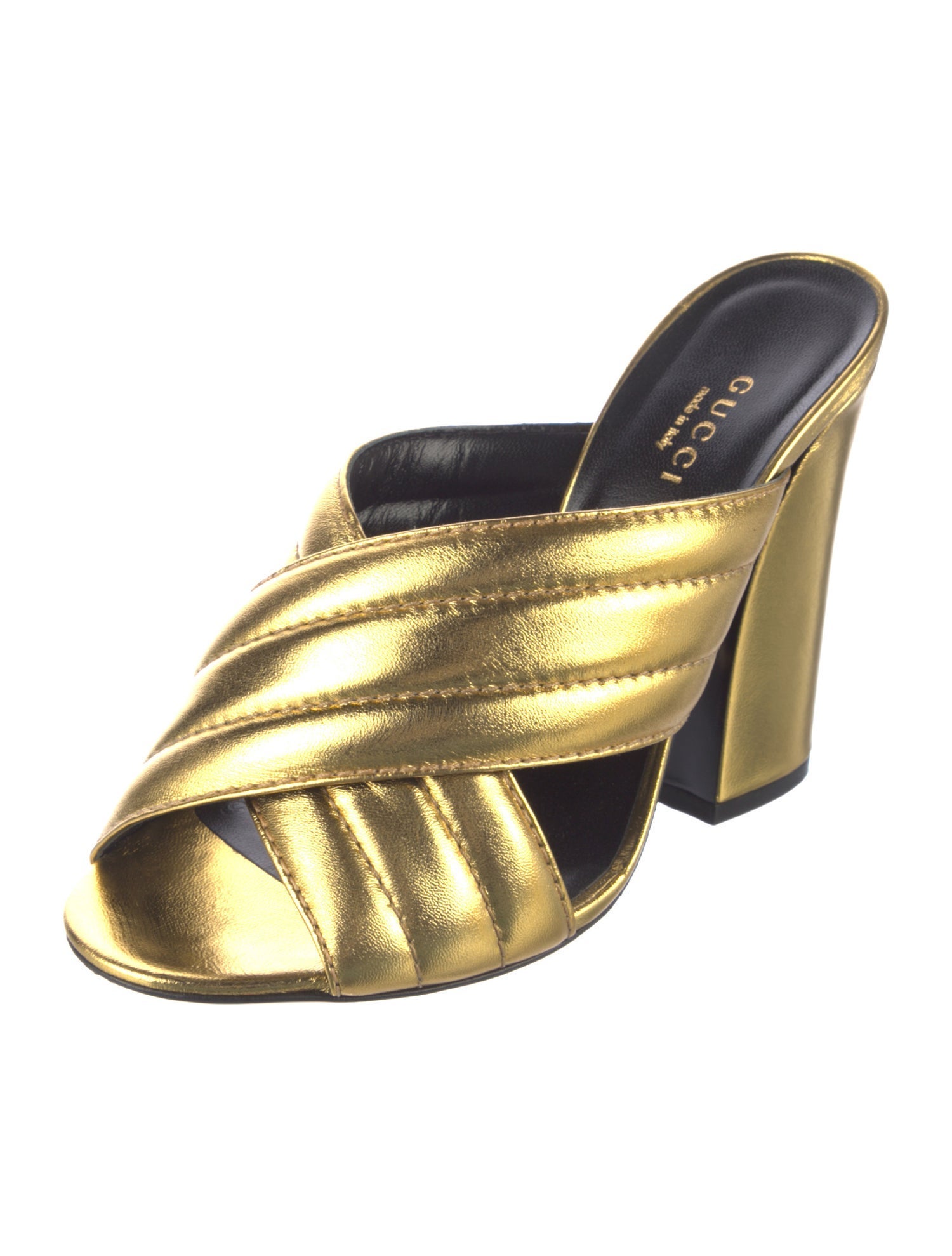 Gucci Leather Slides