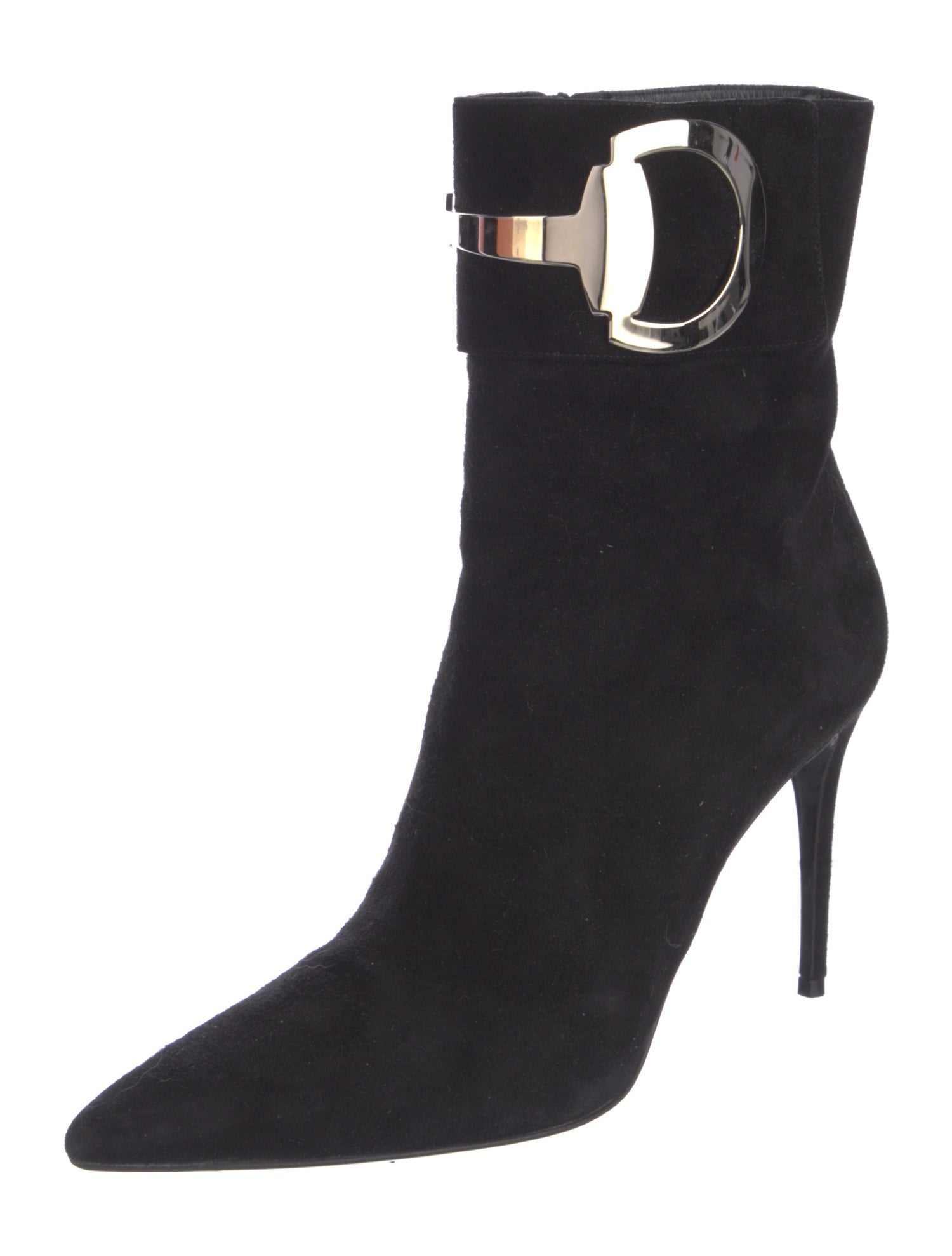 Gucci Horsebit Accent Suede Boots