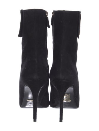 Gucci Horsebit Accent Suede Boots