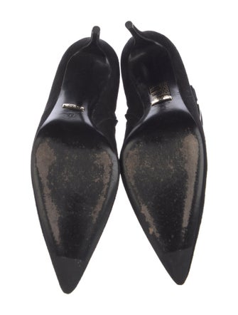 Gucci Horsebit Accent Suede Boots