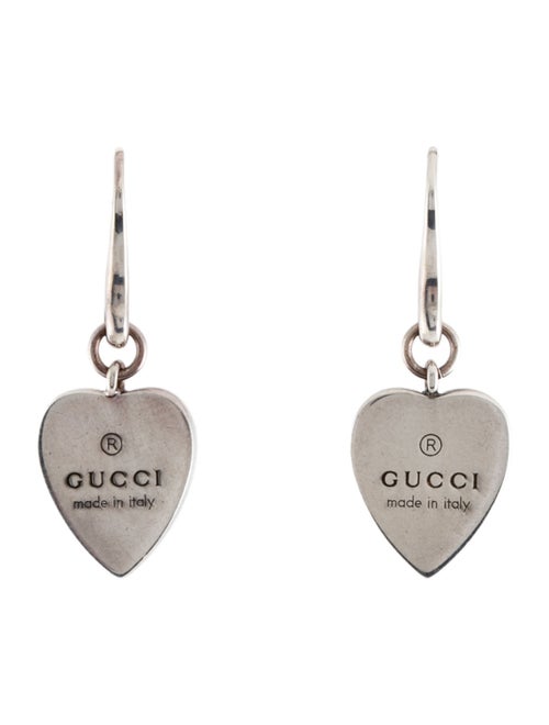 Gucci Trademark Heart Drop Earrings