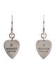 Gucci Trademark Heart Drop Earrings