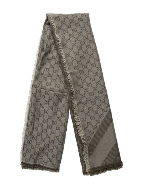 Gucci Wool GG Logo Scarf