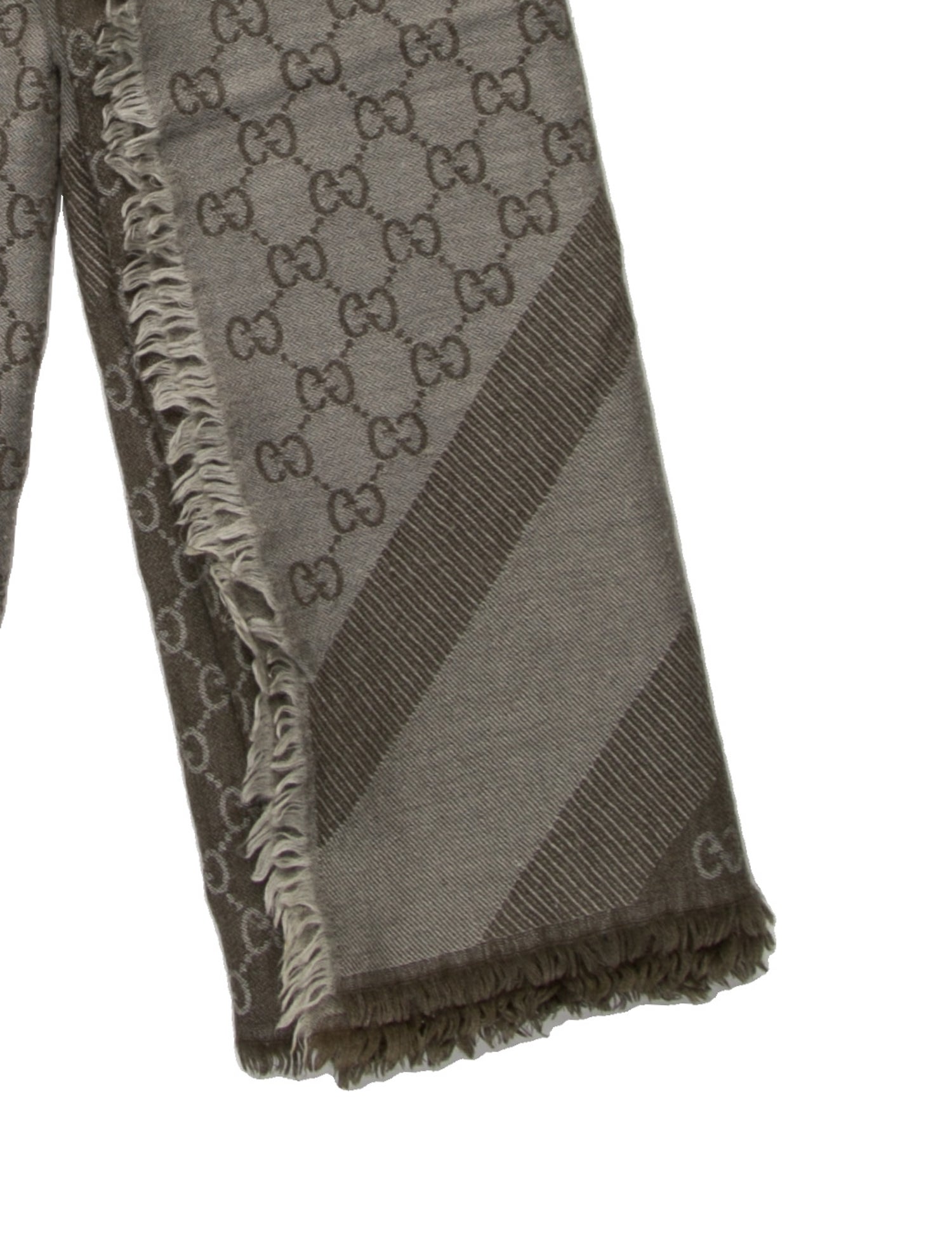 Gucci Wool GG Logo Scarf