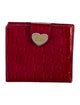 Gucci GG Embossed Patent Leather Compact Wallet