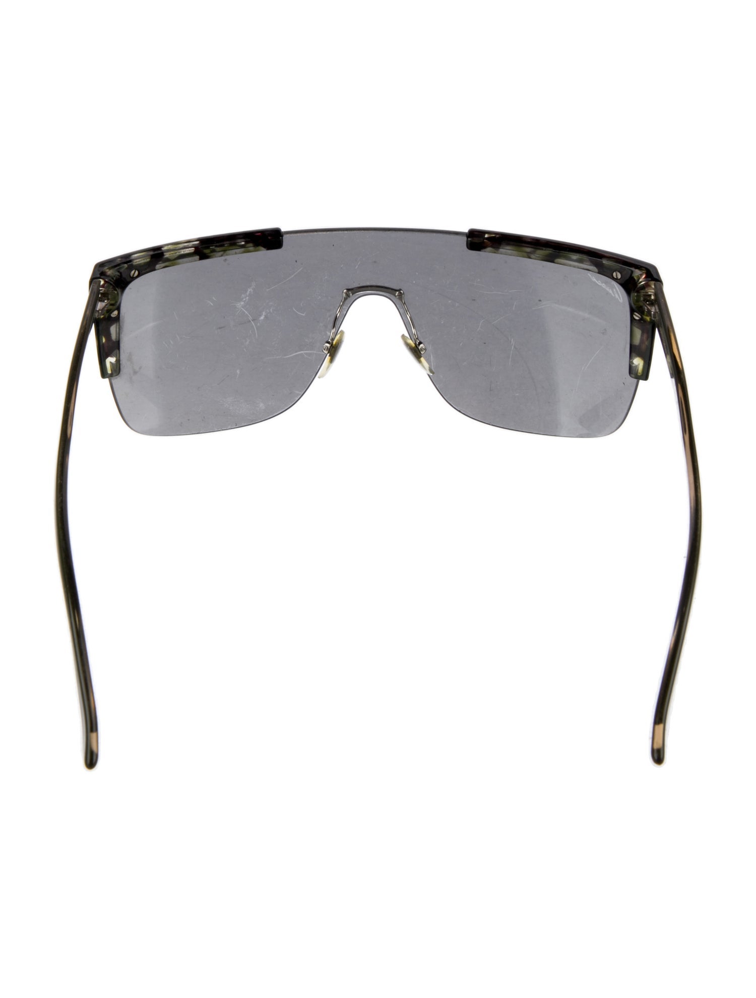 Gucci Shield Mirrored Sunglasses