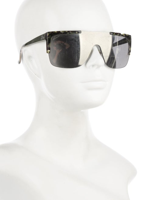 Gucci Shield Mirrored Sunglasses