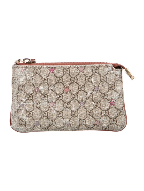 Gucci Star Key Pouch GG Supreme Wallet