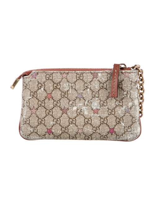 Gucci Star Key Pouch GG Supreme Wallet