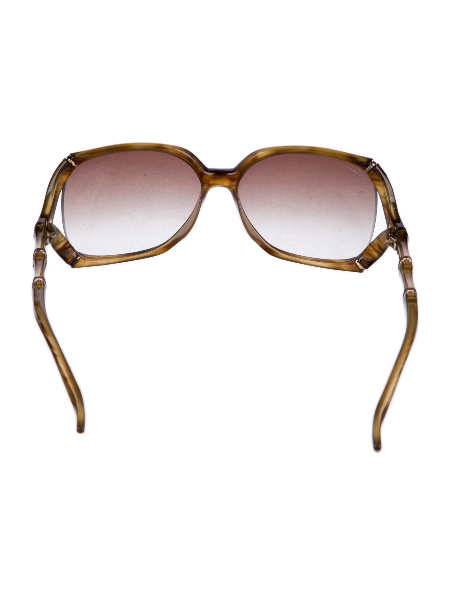 Gucci Bamboo Accent Oversize Sunglasses